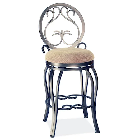 Counter Stool w/ Upholstered Seat